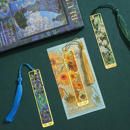 Vintage Painting Metal Bookmarks
