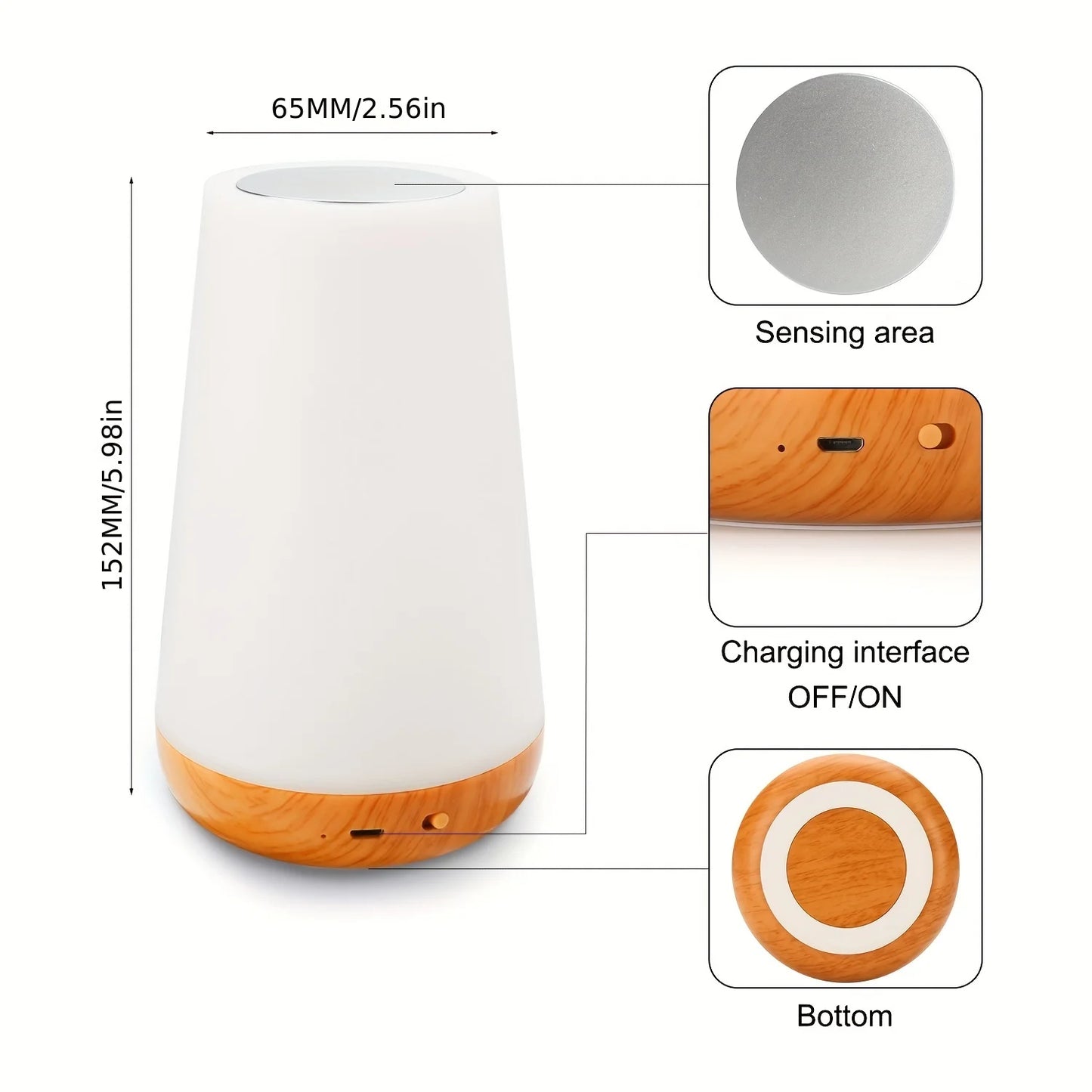 Rainbow Touch Night Light
