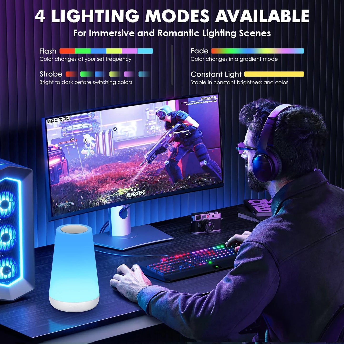 Rainbow Touch Night Light