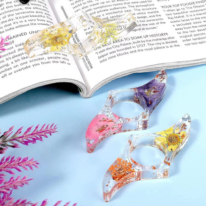 Floral Resin Reading Grips