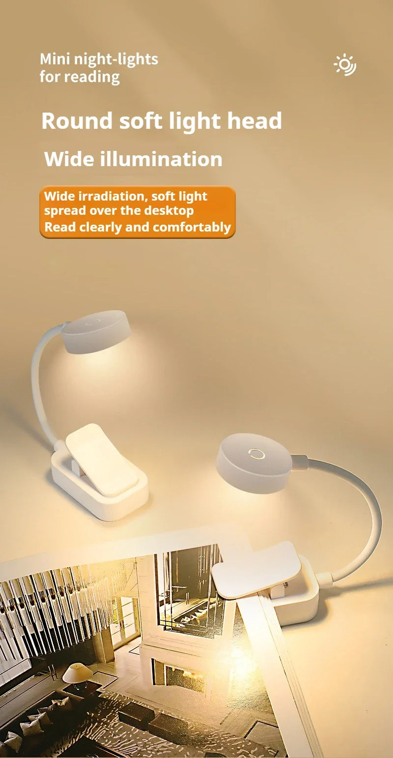 Mini Clip-On Reading Lamp