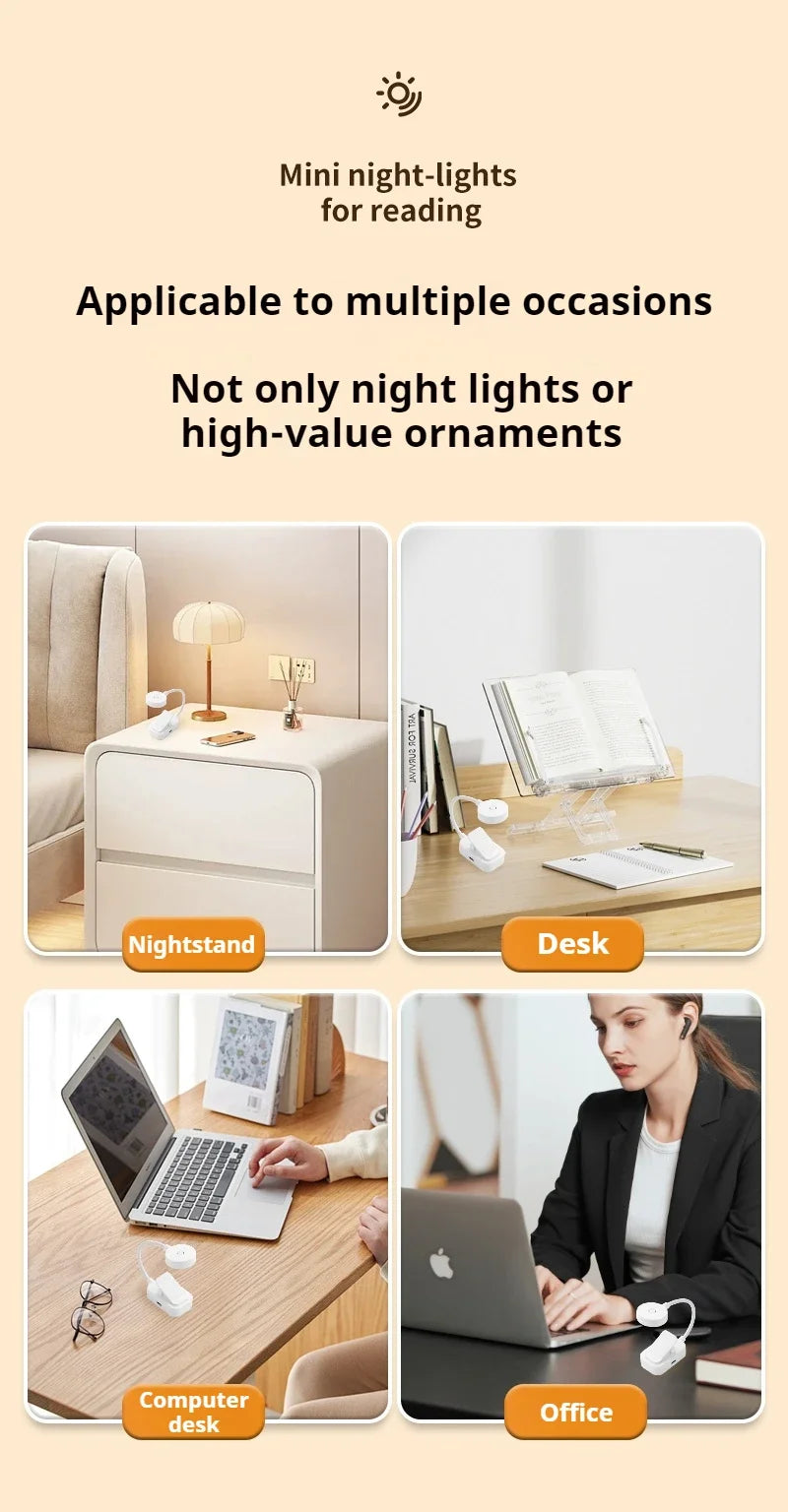 Mini Clip-On Reading Lamp