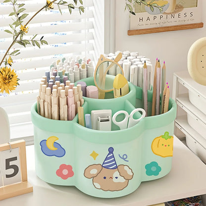 Cartoon Rotating Desk Organizer