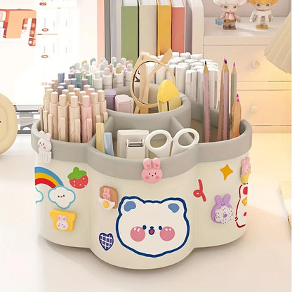 Cartoon Rotating Desk Organizer