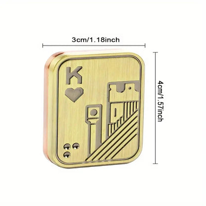 Mini Metal Fidget Card