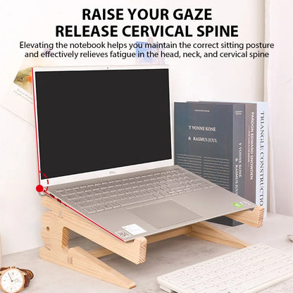 Solid Wooden Laptop Stand