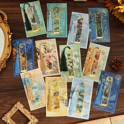 Vintage Painting Metal Bookmarks