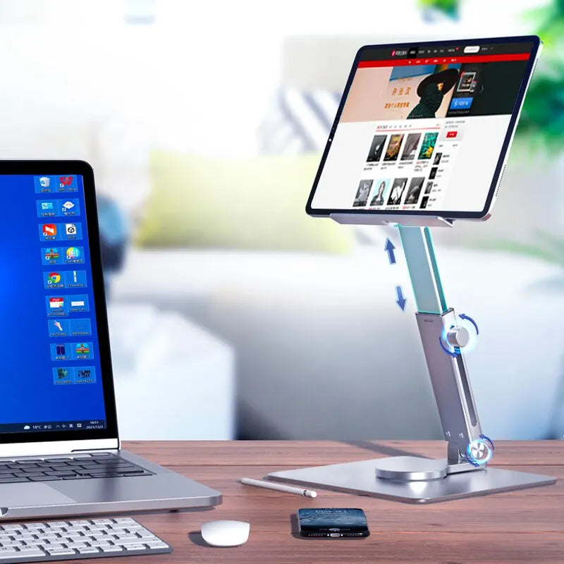 Rotating Aluminum Tablet Stand