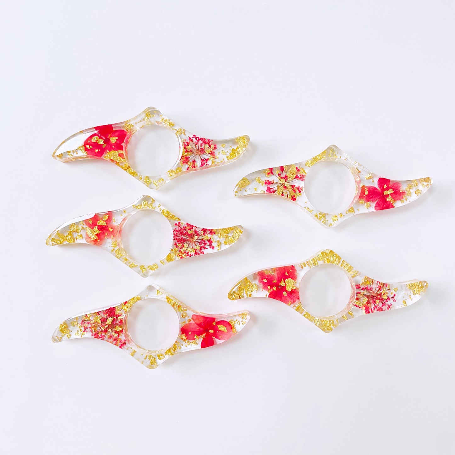 Floral Resin Reading Grips