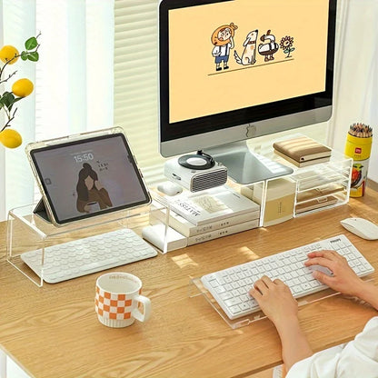 Acrylic Tilt Keyboard Stand